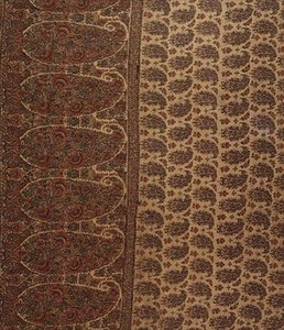 Shawl of goat fleece, Kashmir, c.1830, loom woven by Indian School